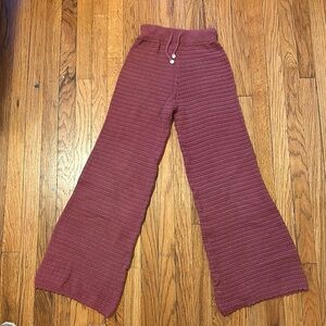 Sincerely Jules Red Wide Leg Pants